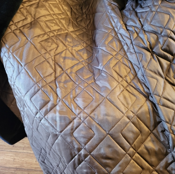 Glenbrooke 1970s Black Double Breasted Faux Fur Coat Medium - Picture 8 of 11